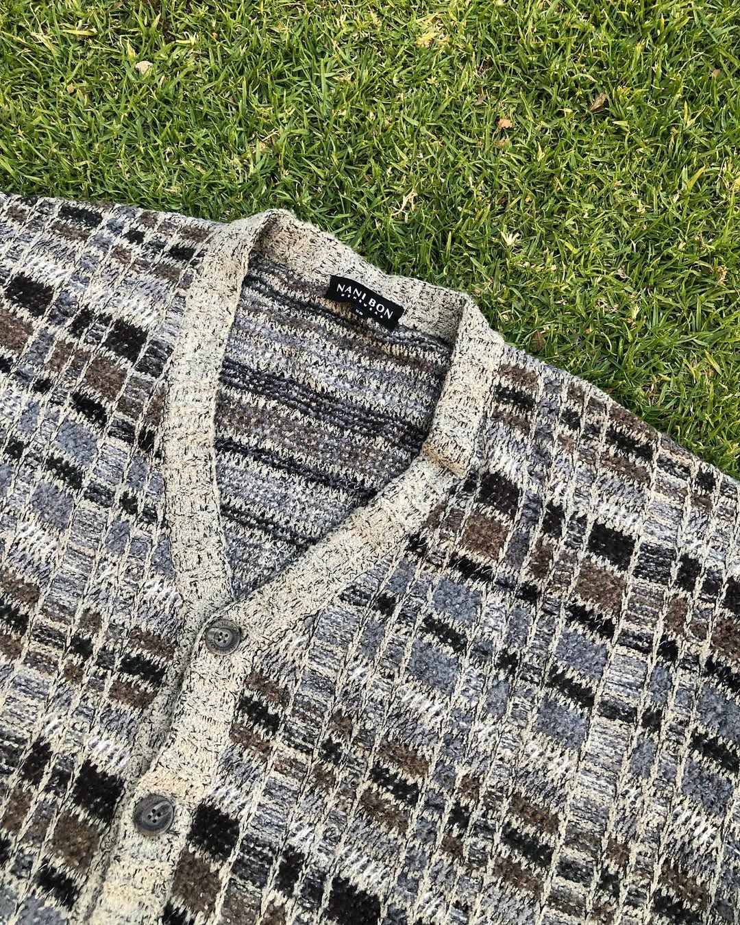 Knitted Button up Vintage Top